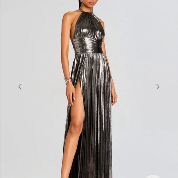 Gunmetal Retrofete Maxi Dress - Picture 2 of 6